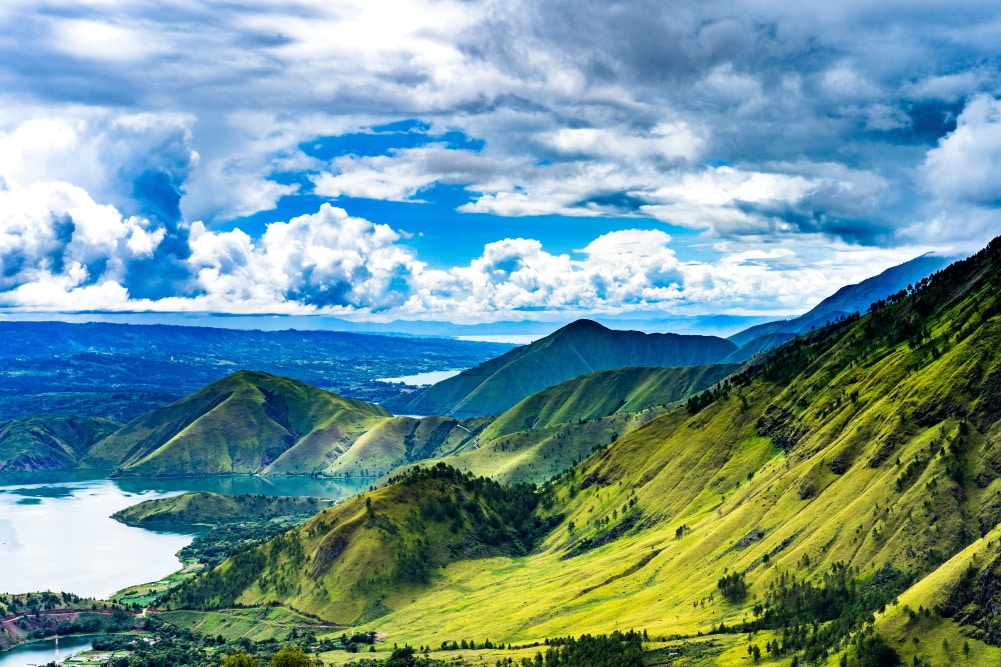 Sumatra Island in Indonesia