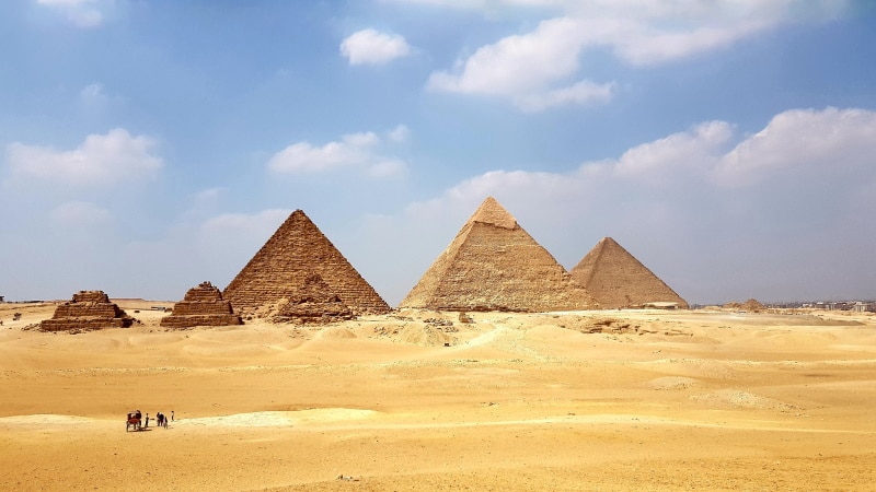 Pyramids at Giza, Egypt