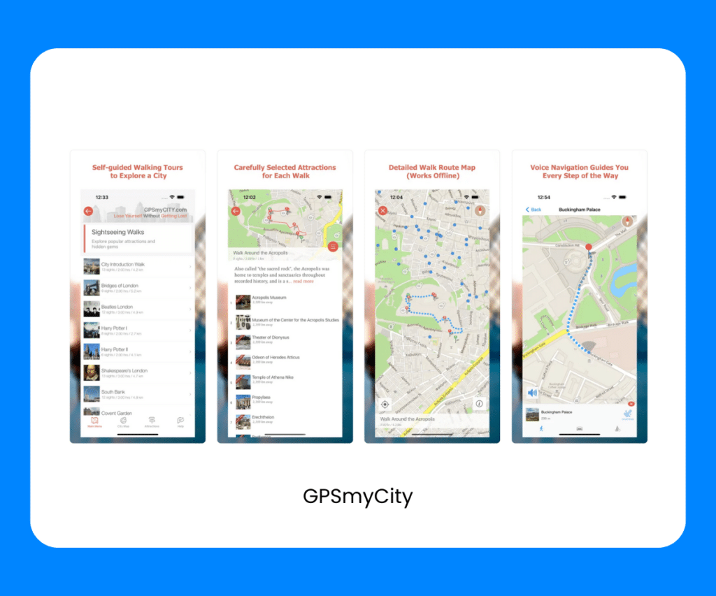 GPSmyCity free self-guided walking tour app