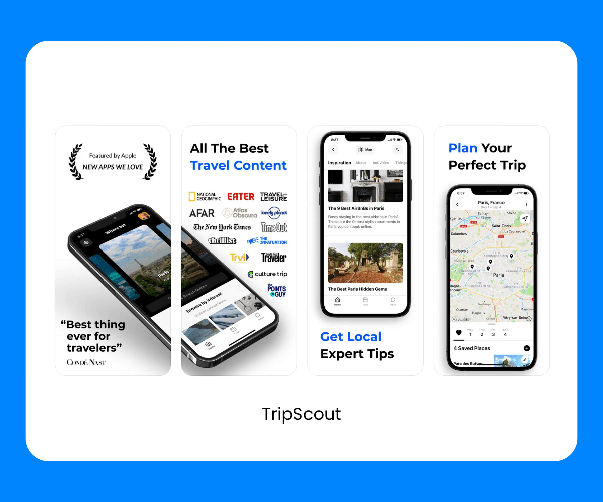 self guided tour app iphone