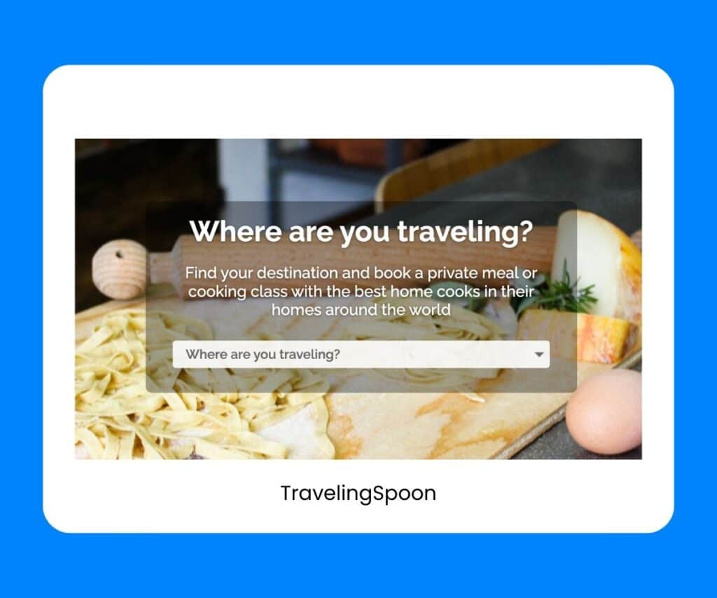 travel food app