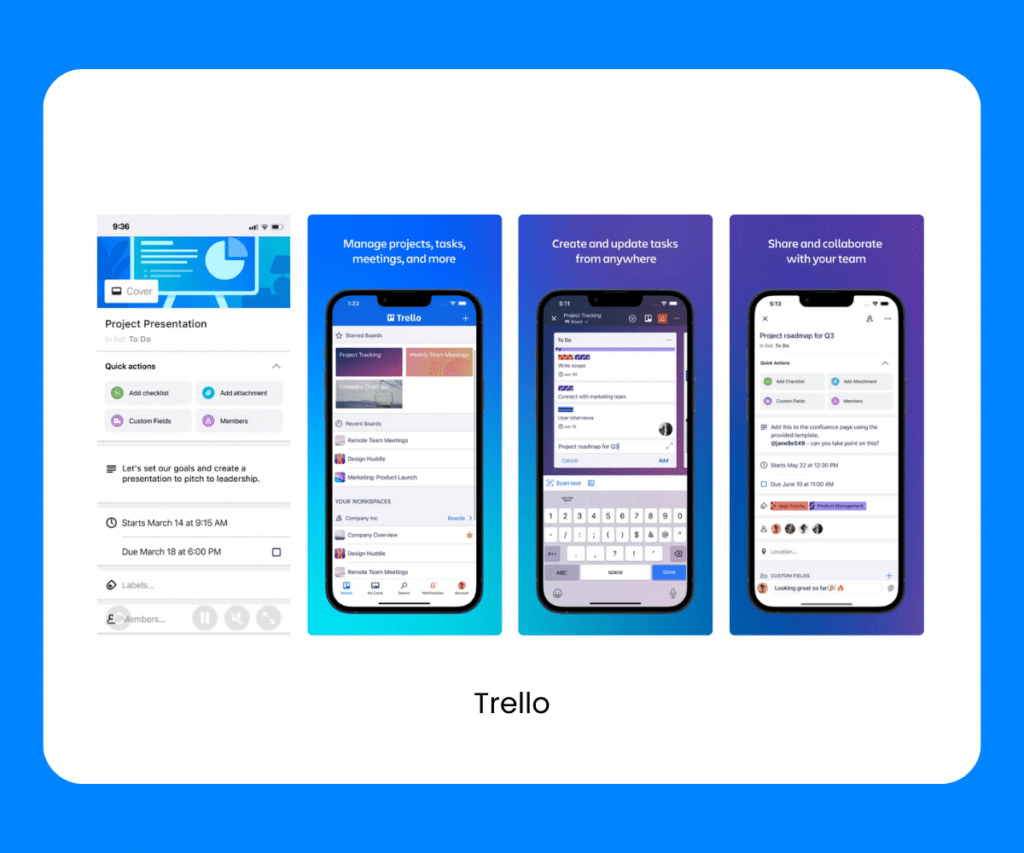 trello airplane apps