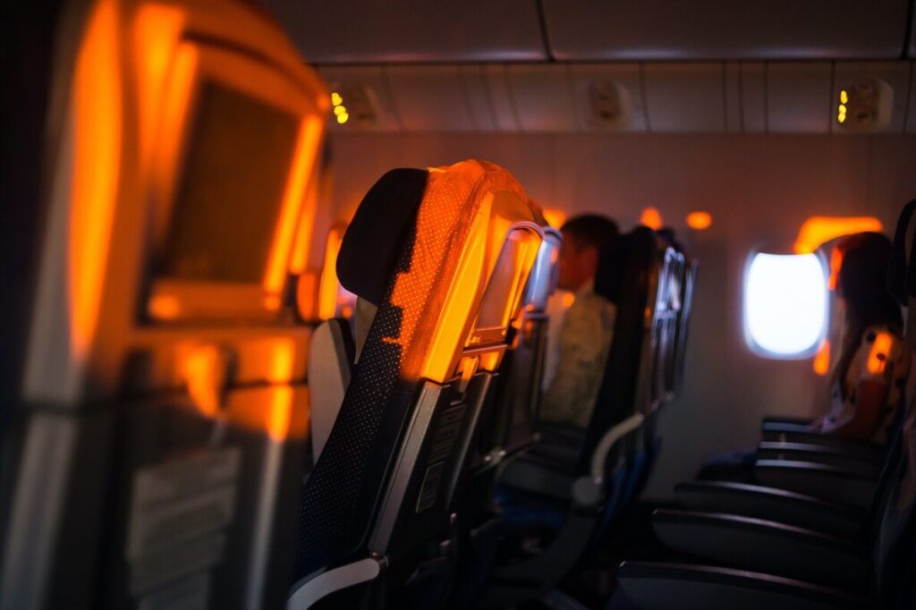 how to prevent in-flight nausea