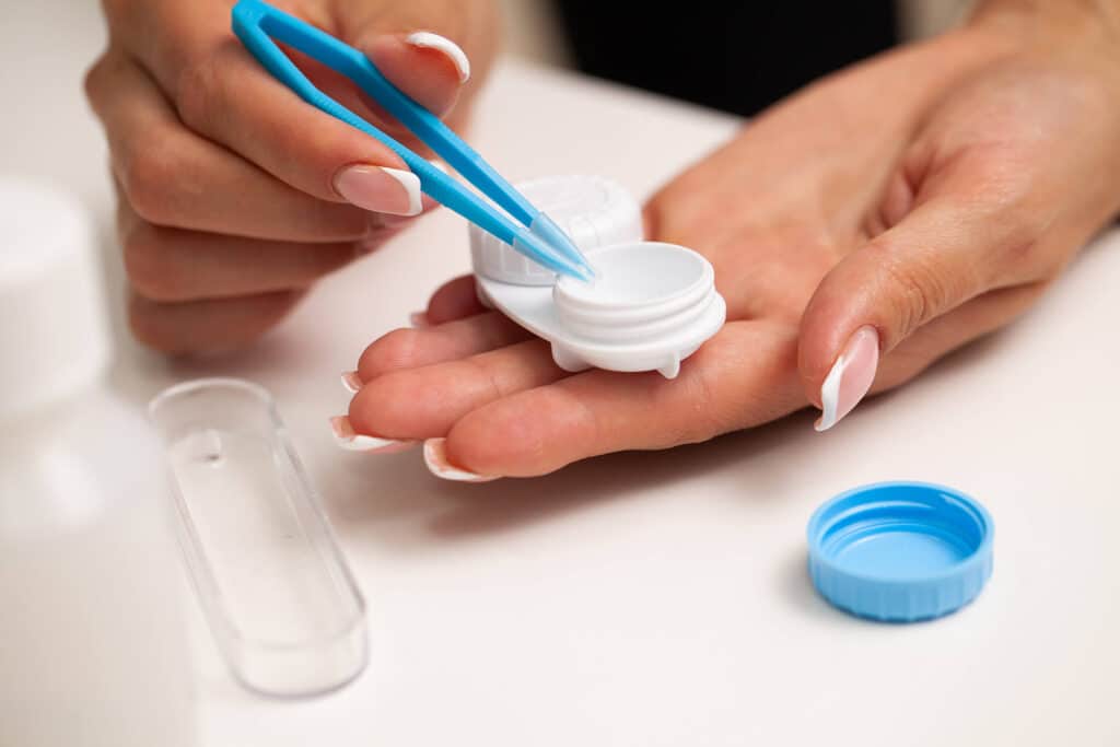 traveling with contact lenses