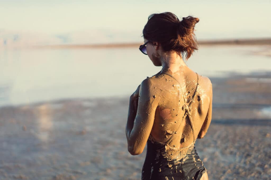 Outdoor mud bath