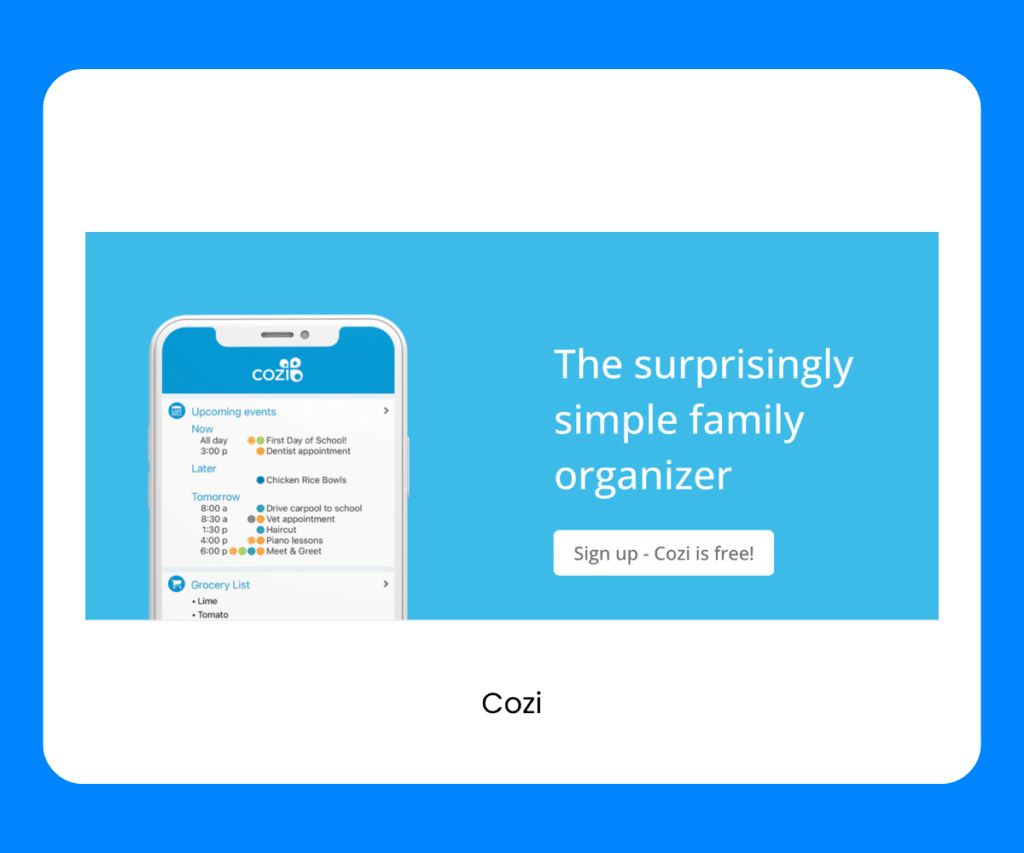 cozi family vacation app