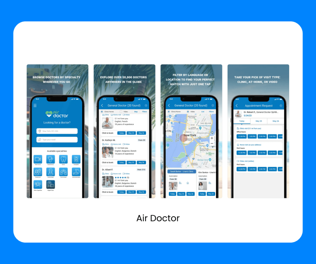family vacation app airdoctor