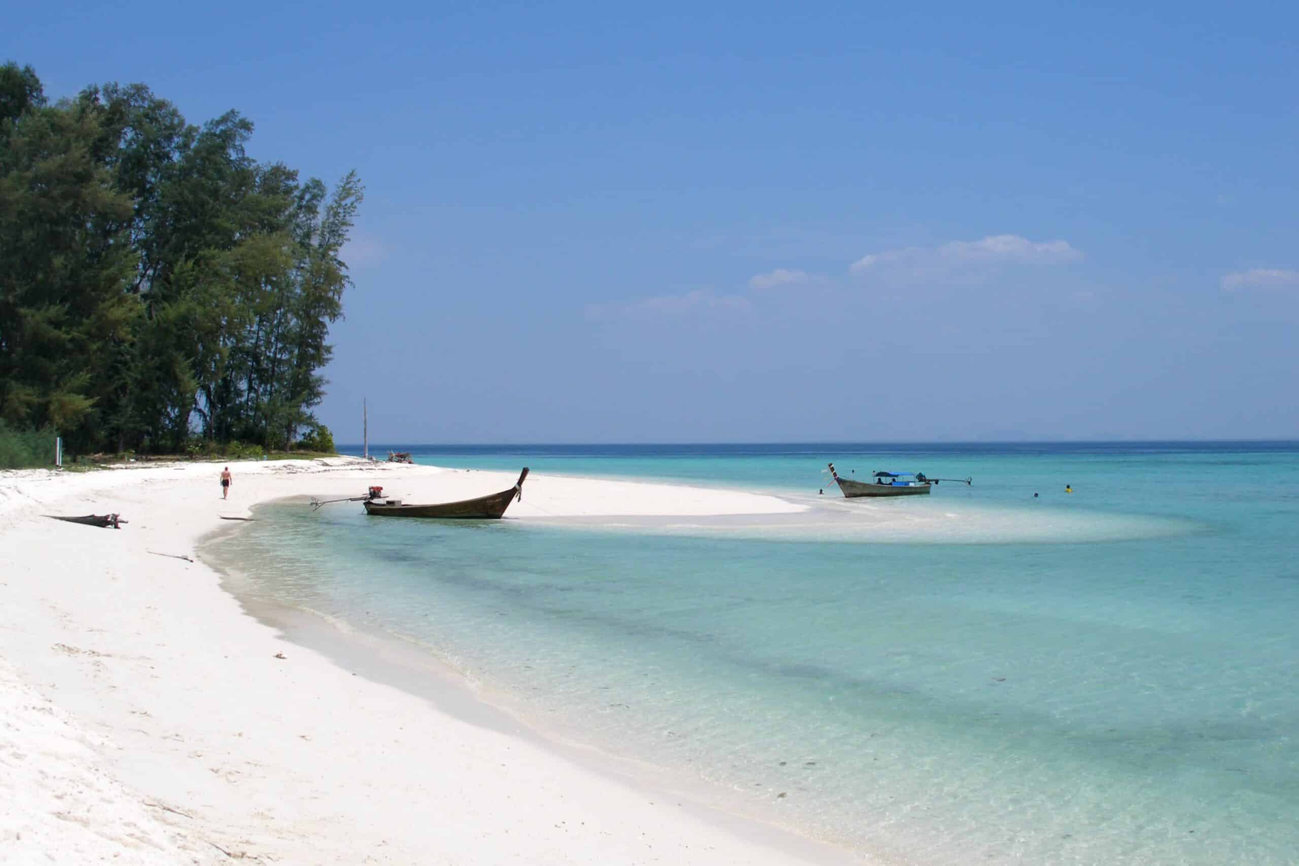 white sand beach thailand