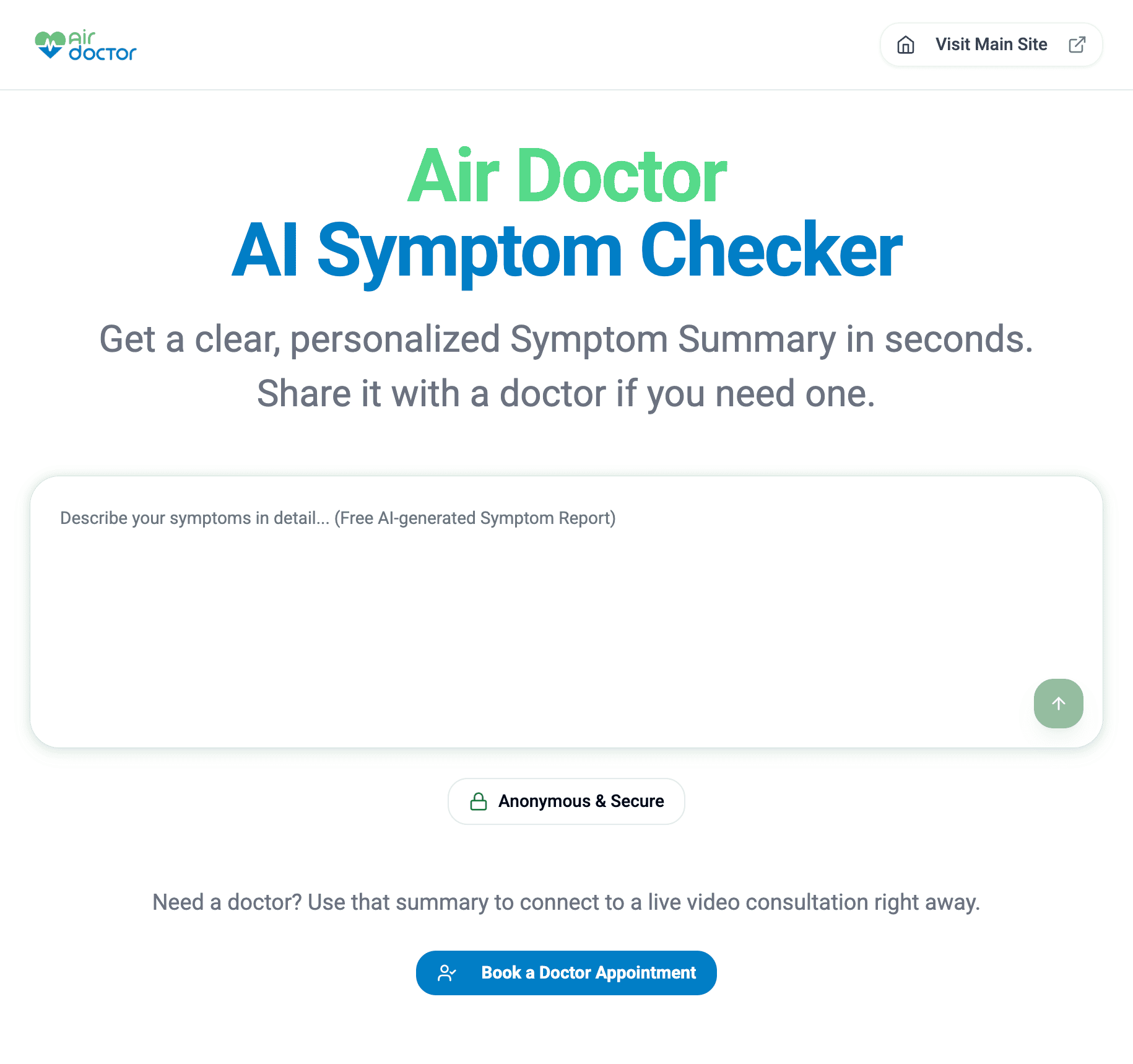 air doctor ai symptom checker