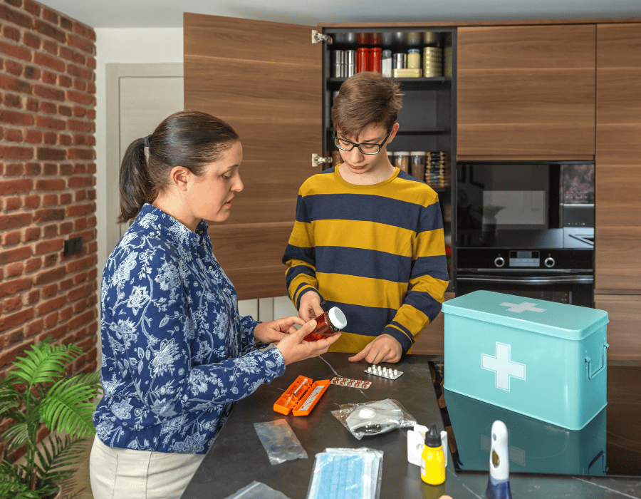 travel first aid kit for families